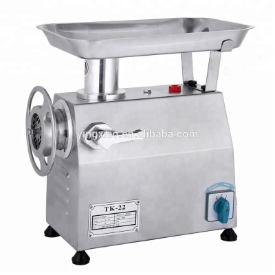 YINGXIAO global  table top industrial easy clean and safe electric meat grinder mincer price factory sales  850w 1500w TK-22 /32